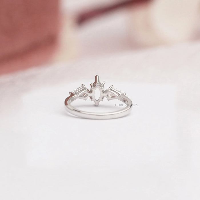 Shield Step Cut Lab Grown Diamond 