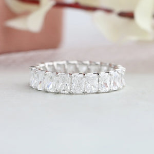 Radiant Cut Lab Diamond Eternity Ring