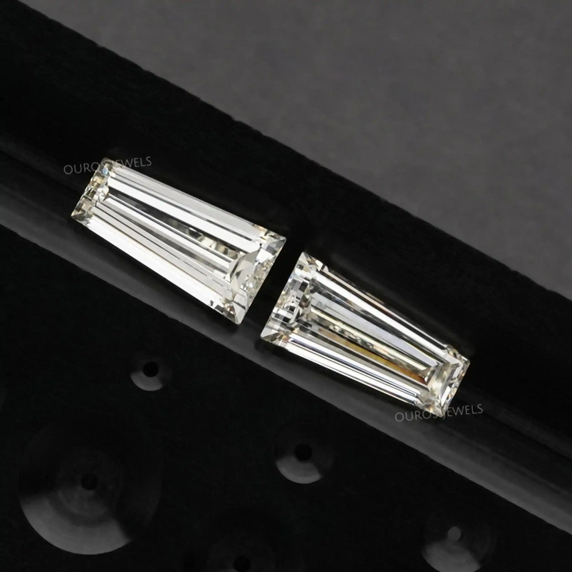 Tapered Baguette Cut Lab Grown Diamond Pair Loose