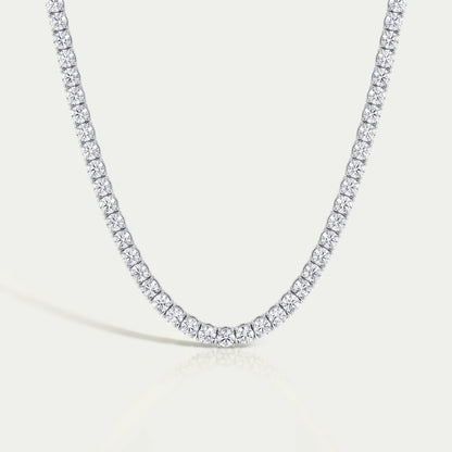 4.50 MM Round Cut Lab Diamond Necklace