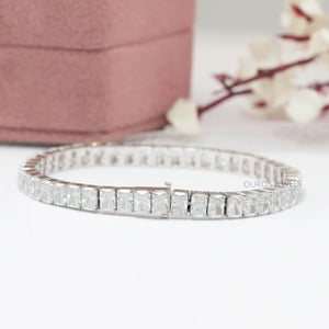 Radiant Cut Lab Diamond Tennis Bracelet