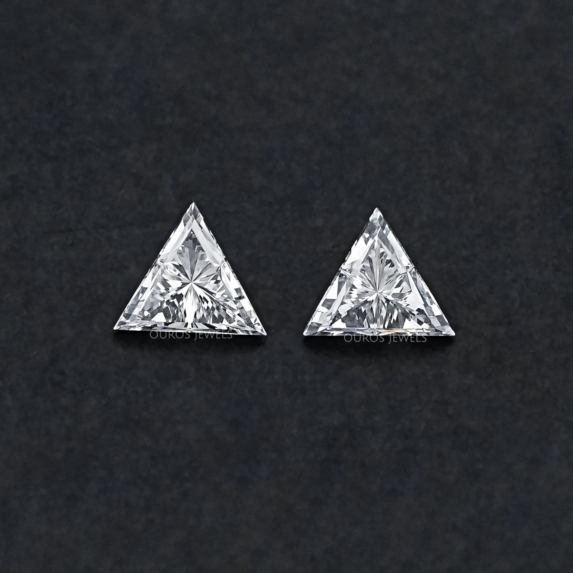 Triangle Cut Lab Grown Diamond Loose Pair Loose