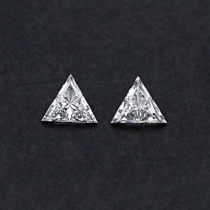 Triangle Cut Lab Grown Diamond Loose Pair Loose