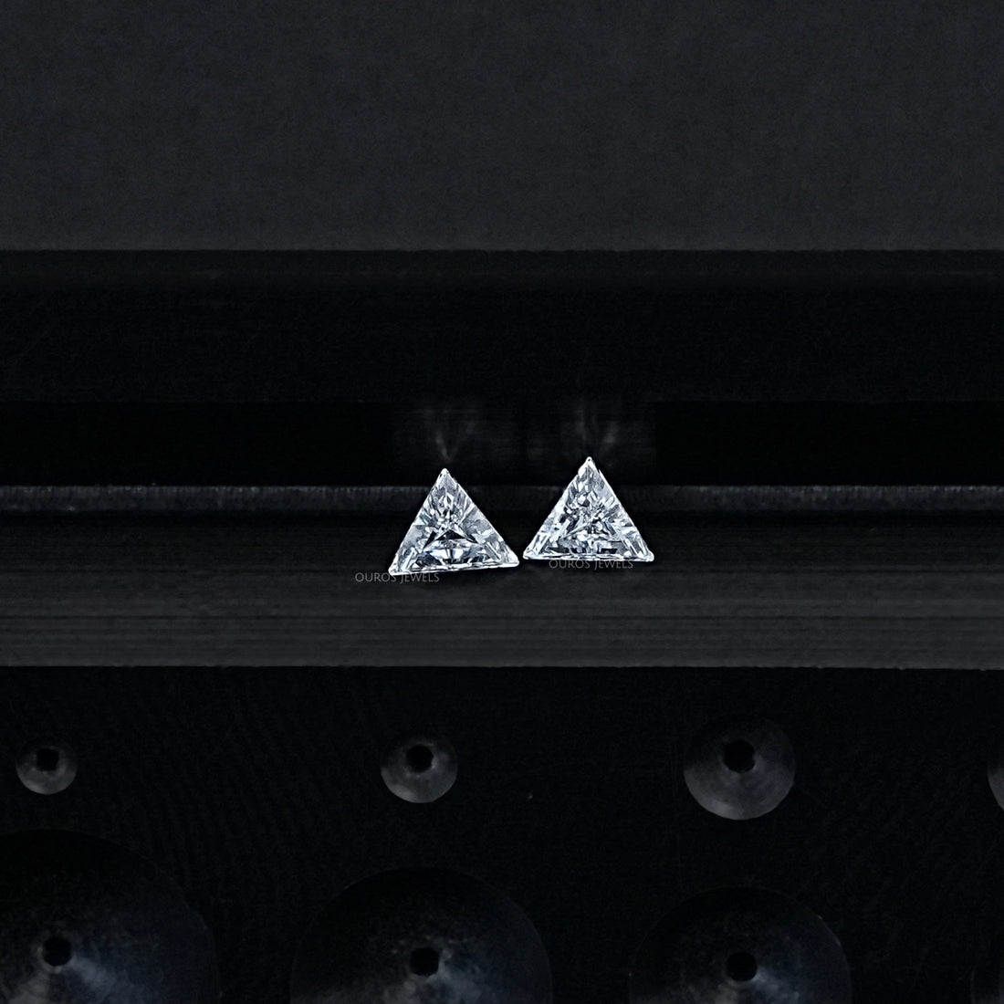 Step Cut Triangle Lab Diamond For Matching Pair Loose