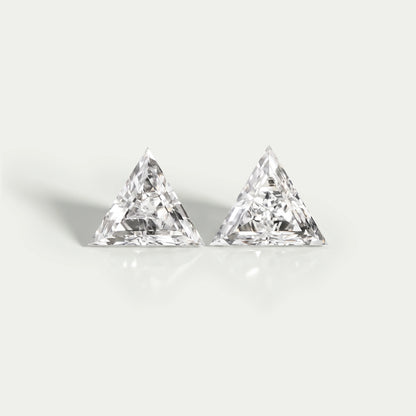 Triangle Cut Lab Grown Diamond Loose Pair Loose