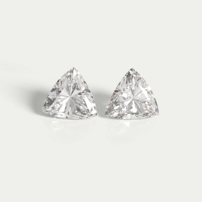 Trillion Cut Lab Grown Diamond Pair Loose