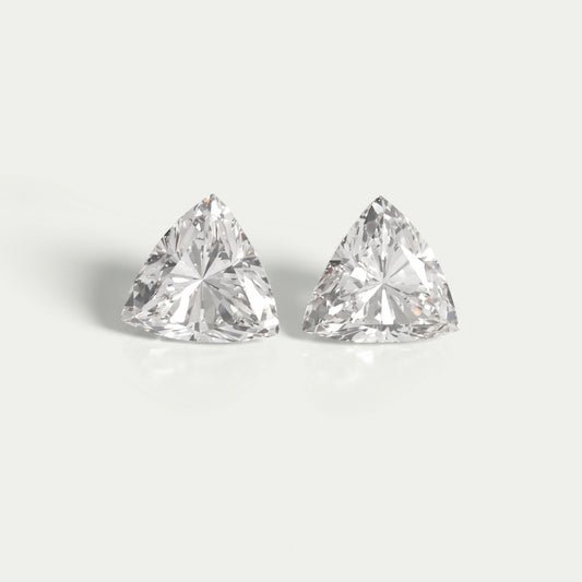 Trillion Cut Lab Grown Diamond Pair Loose