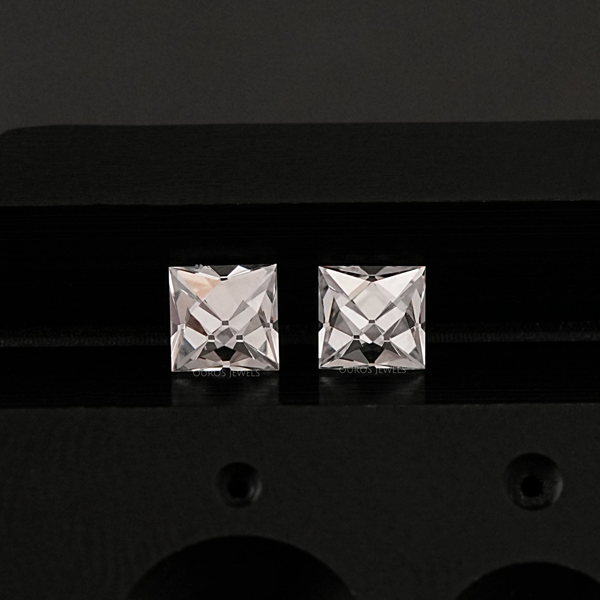French Cut Lab Grown Diamond Matching Pair Loose
