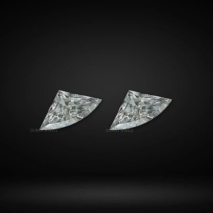 Antique Fan Cut Lab Diamond Pair Loose