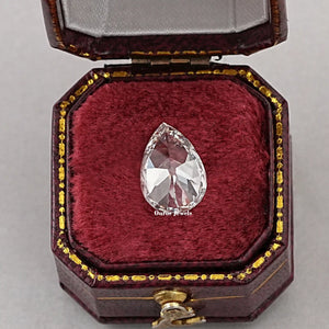 Old Cut Pear Shaped Lab Grown Diamond