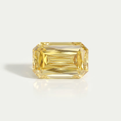 Yellow Criss Cut Lab Grown Diamond