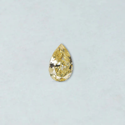 Pear Cut Diamond In Yellow