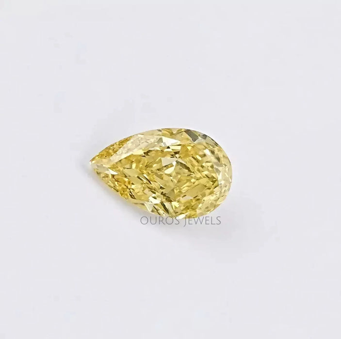 Pear Cut Diamond In Yellow