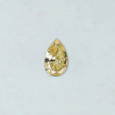 Pear Cut Diamond In Yellow