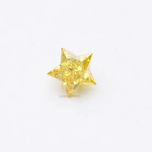 [Yellow Star Cut Lab Diamond]-[Ouros Jewels]