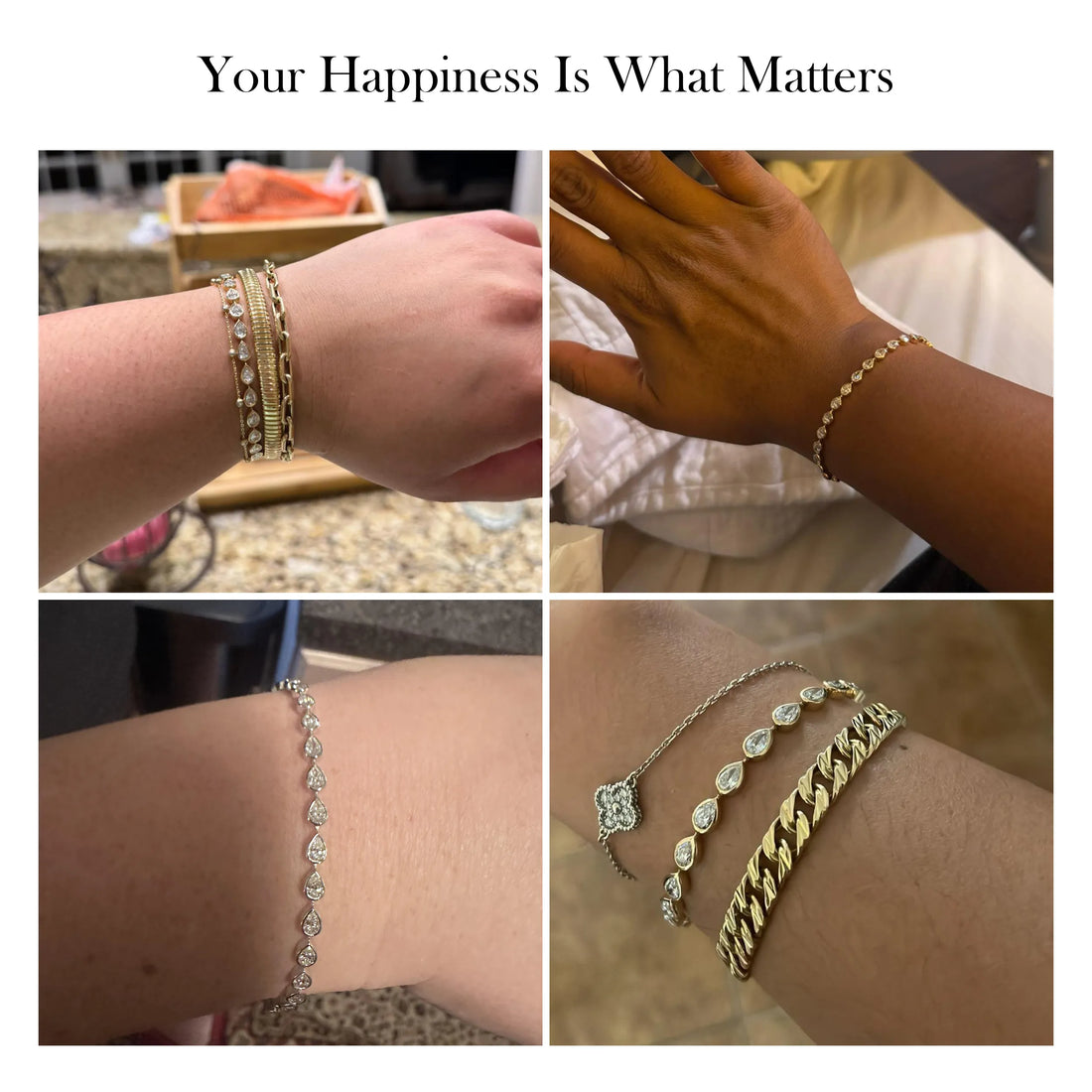 Bezel Set Pear Cut East West Set Tennis Bracelet Bracelet