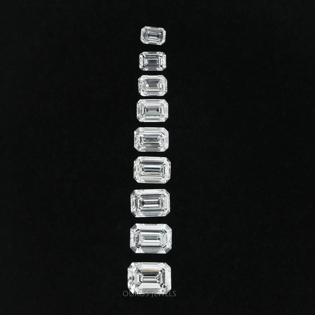 Loose Emerald Cut Lab Diamond Loose