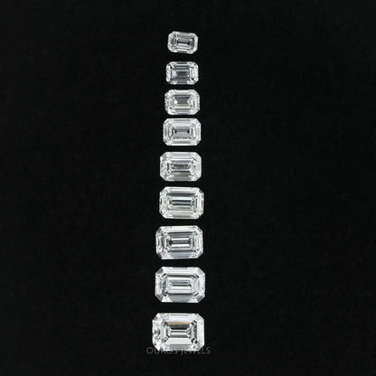 Loose Emerald Cut Lab Diamond Loose