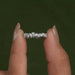 A Women showing Lab Grown Diamond Eternity Band