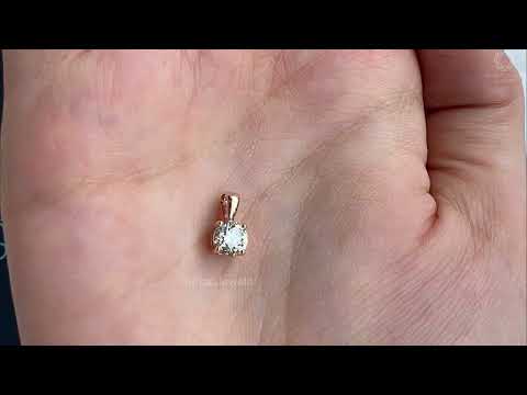 old european cut diamond pendant