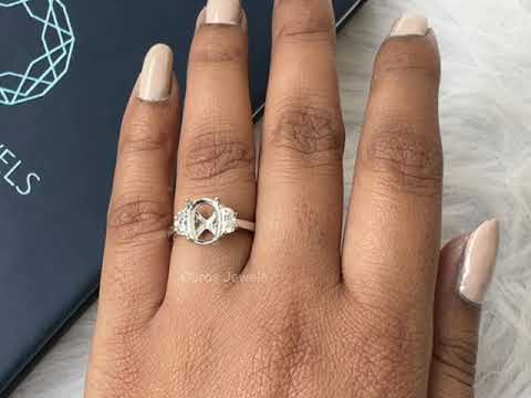 [Youtube Video of Oval Shape Semi Mount Ring]-[Ouros Jewels]