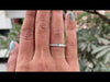 Baguette Cut Diamond Half Eternity Wedding Band