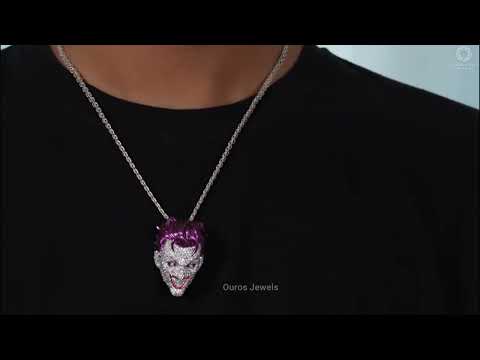 Joker Hip Hop Diamond Pendant