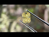 1.88 CT fancy yellow radiant cut lab created diamond