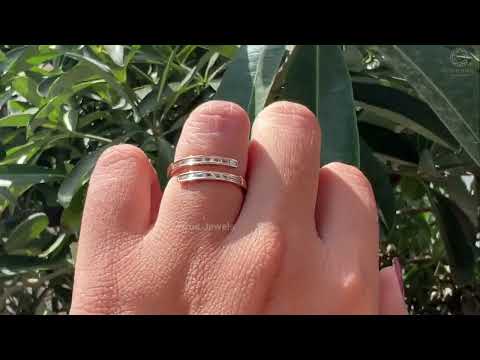 [Youtube Video of Baguette Cut Lab Grown Diamond Wedding Band]-[Ouros Jewels]