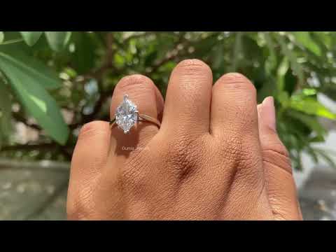 dutch marquise diamond solitaire ring