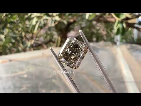 [Youtube Video of Olive Radiant Cut Loose Diamond]-[Ouros Jewels]