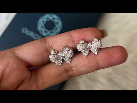 Watch this Bow Shaped Round Stud Diamond Earrings on high quality youtube video.