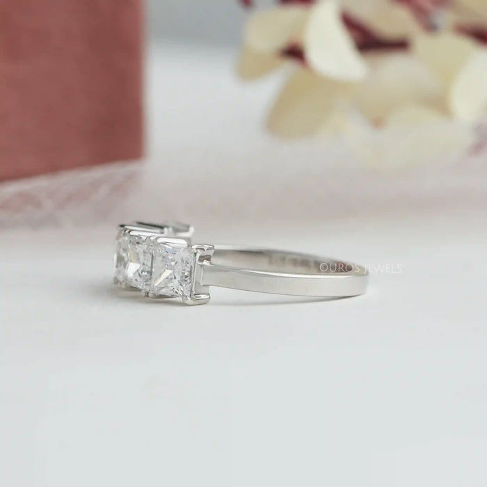 Five Stone Princess Cut Diamond Ring