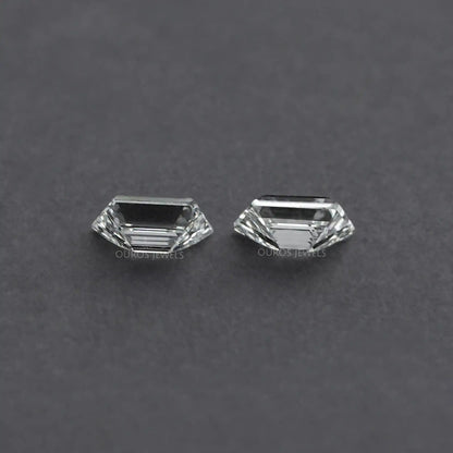 Step Cut Trapezoid Lab Grown Diamond Matching Pair Loose