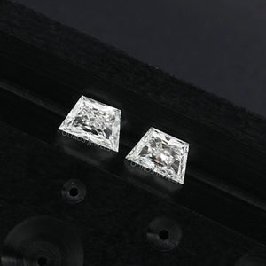 [trapezoid shape brilliant cut lab diamond]-[[Ouros Jewels]