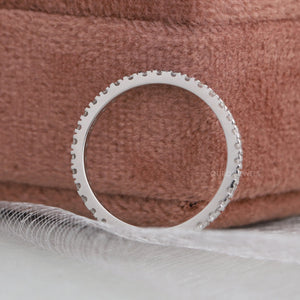 [Full Eternity Wedding Band With Lab Diamond]-[Ouros Jewels]