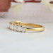 [Half Eternity Wedding Band With Lab Diamond]-[Ouros Jewels]