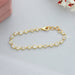 [Multi Shape Bezel Set Tennis Bracelet With Yellow Gold Metal]-[Ouros Jewels]