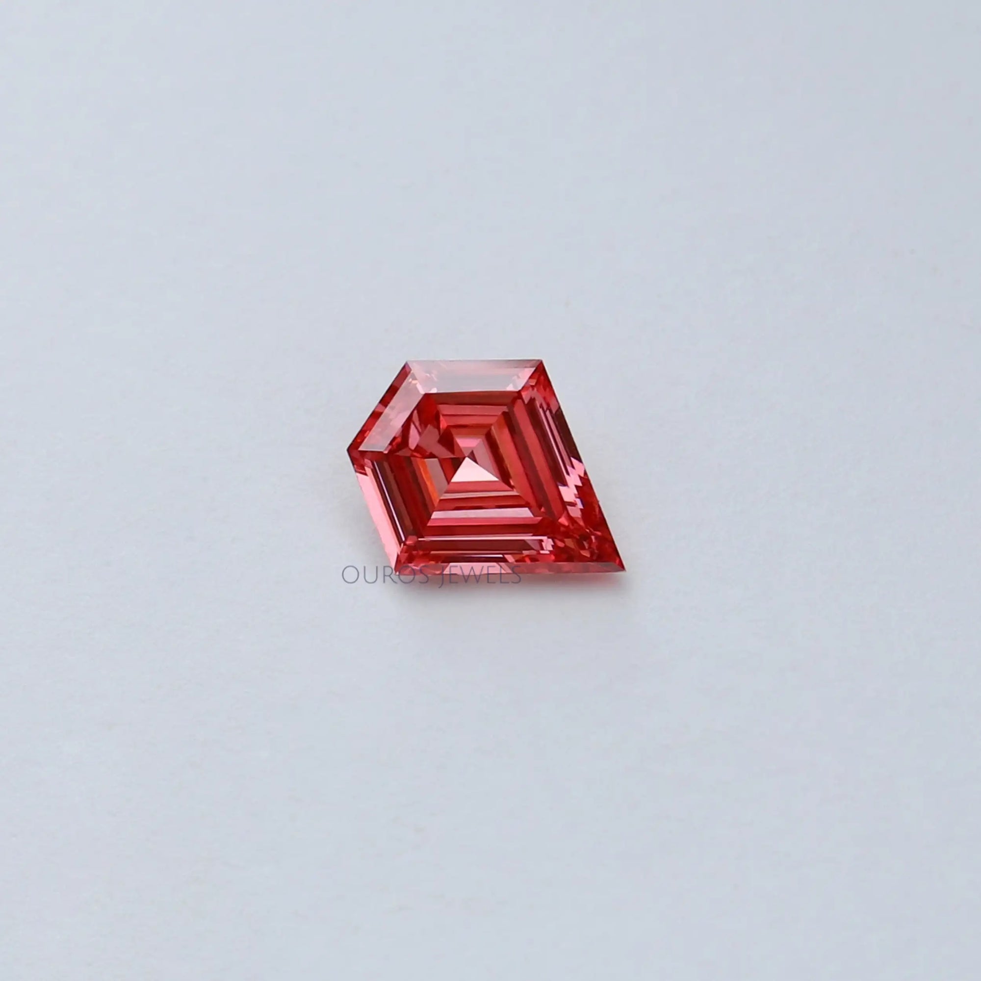 Fancy Pink Kite Cut Lab Diamond