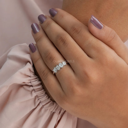 Multi Shape Diamond Dainty Ring