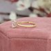 [1 Carat Oval Cut Solitaire Diamond Engagement Ring In Solid Yellow Gold]-[Ouros Jewels]