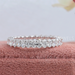 Oval Diamond Full Eternity Wedding Ring