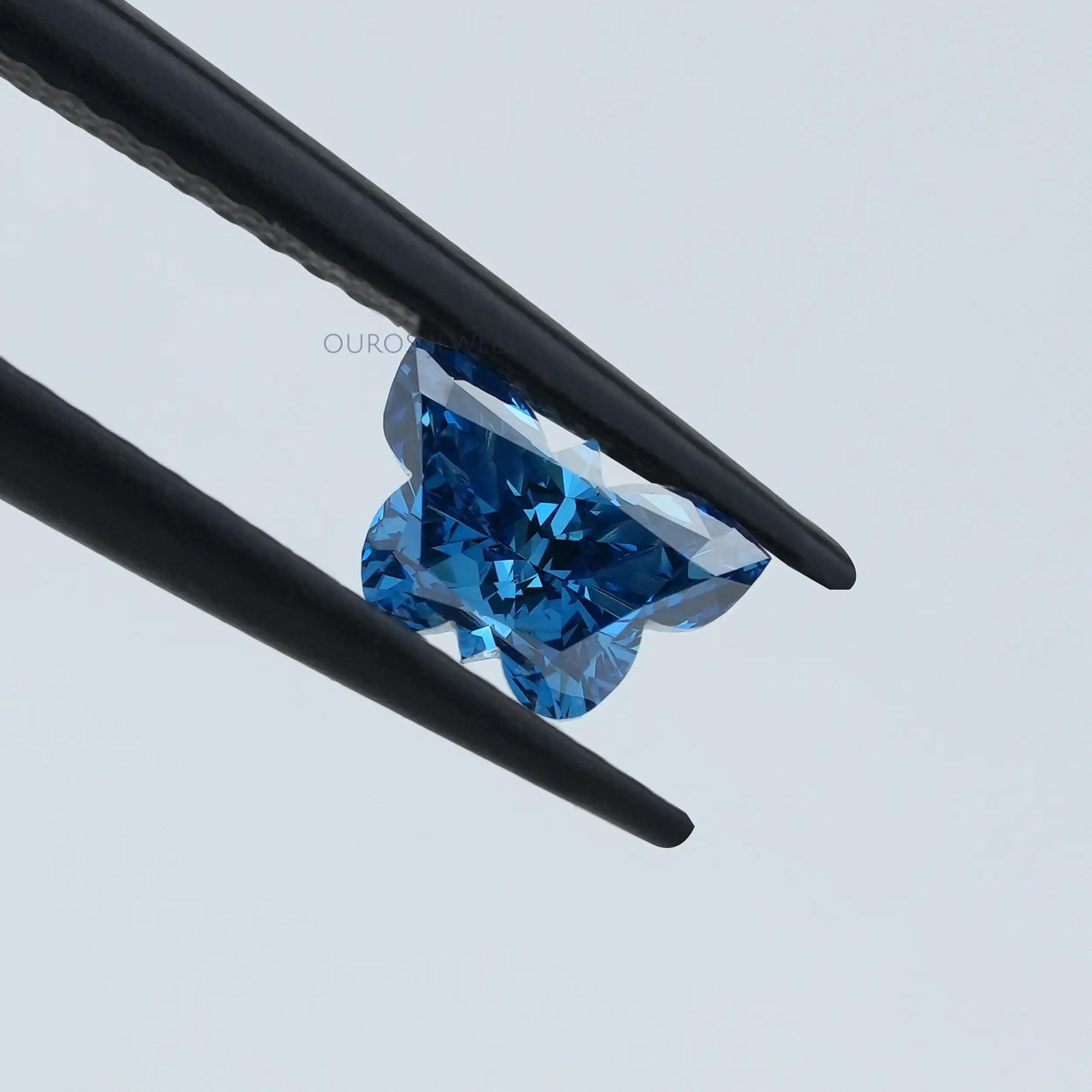 0.55 Carat Blue Butterfly Lab Grown Diamond Loose