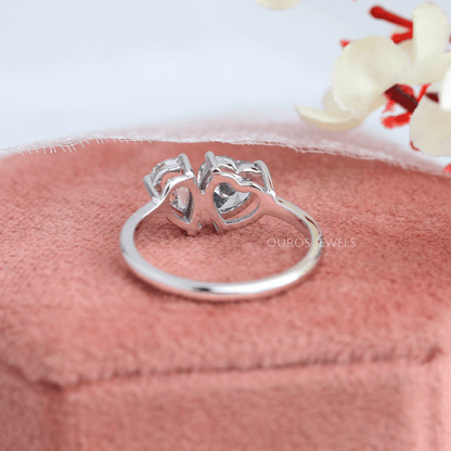 Heart & Pear Diamond Toi Et Moi Wedding Ring Rings