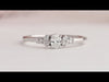 Youtube video of five stone oval lab grown diamond daily wearing ring 