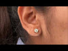 Watch this Asscher Cut Diamond Two Tone Stud Earrings on high quality youtube video.