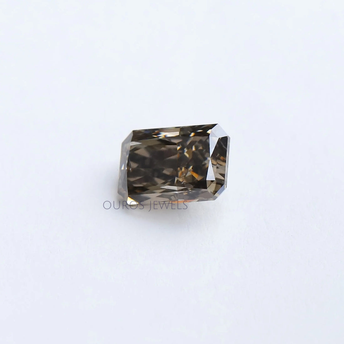 1.65 Carat Olive Radiant Cut Lab Grown Diamond