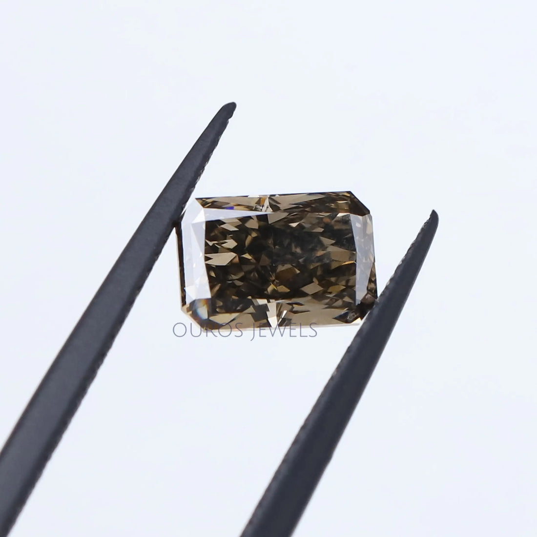 1.65 Carat Olive Radiant Cut Lab Grown Diamond
