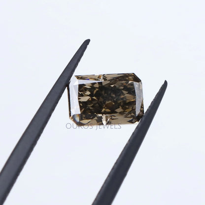 1.65 Carat Olive Radiant Cut Lab Grown Diamond