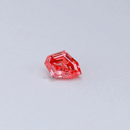 Fancy Pink Shield Cut Lab Grown Diamond